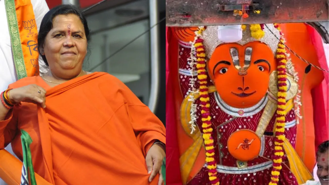 खड़े हनुमान मंदिर विवाद के बीच Uma Bharti ने CM Mohan Yadav को लिखा पत्र
