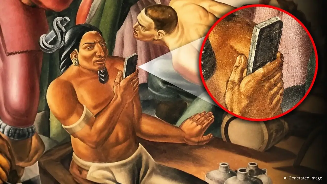 1937 की पेंटिंग में दिखा Smartphone जैसा डिवाइस, लोग बोले- Time Travel?