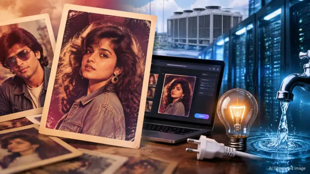 80s AI Photo बनाने में कितना Water और Electricity लगता है, क्या आप जानते हैं?