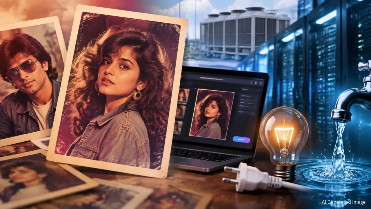 80s AI Photo बनाने में कितना Water और Electricity लगता है, क्या आप जानते हैं?