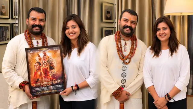 Hanuman Ansh के एक्टर से मिलीं Anjali Arora, भेंट किया अपनी फिल्म का पोस्टर