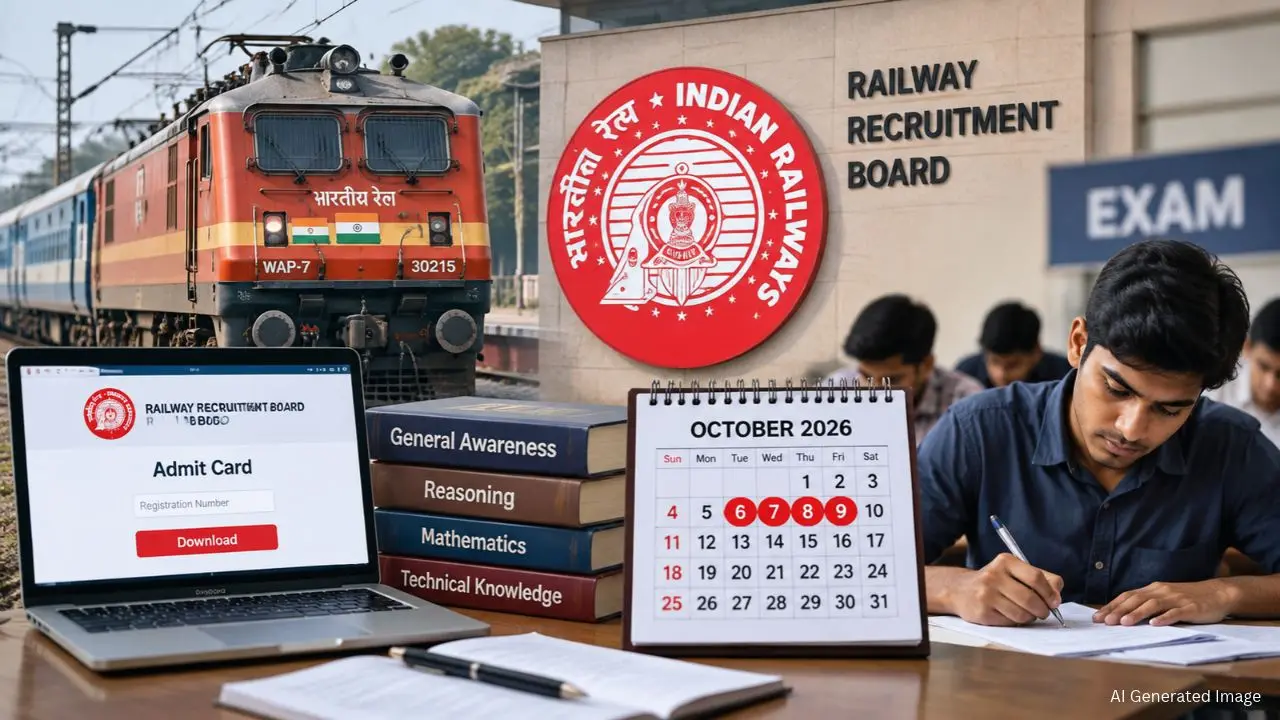 Railway Technician Exam Date जारी, 6557 पदों के लिए अक्टूबर में होगी परीक्षा