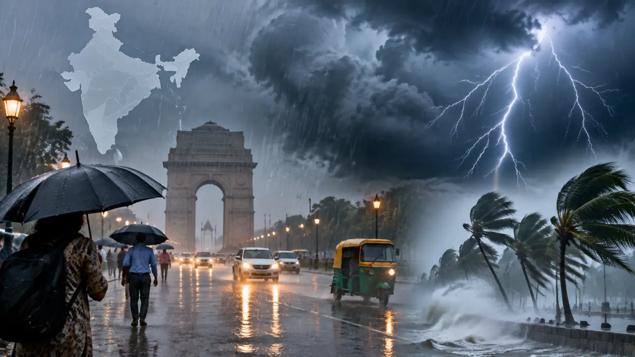 Weather Update: दिल्ली-UP समेत 17 राज्यों में मूसलाधार बारिश का अलर्ट