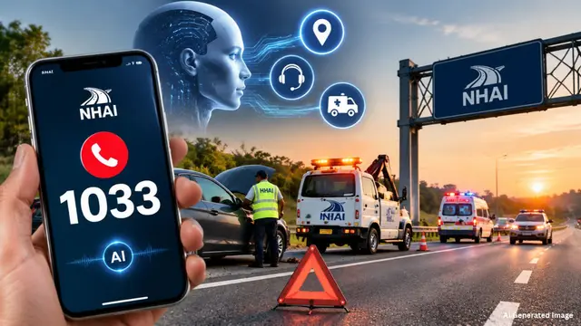 हेल्पलाइन 1033 को AI टेक्नोलॉजी से जोड़ेगा NHAI, Emergency Response होगा बेहतर
