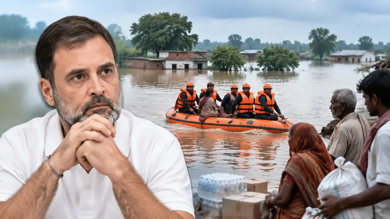 Bihar Flood पर Rahul Gandhi ने जताया दुख, Congress कार्यकर्ताओं से मदद की अपील