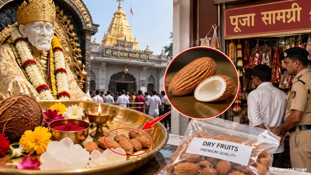 Shirdi में पूजा की थाली में मिले Plastic Almond, दुकानदार हिरासत में लिया गया