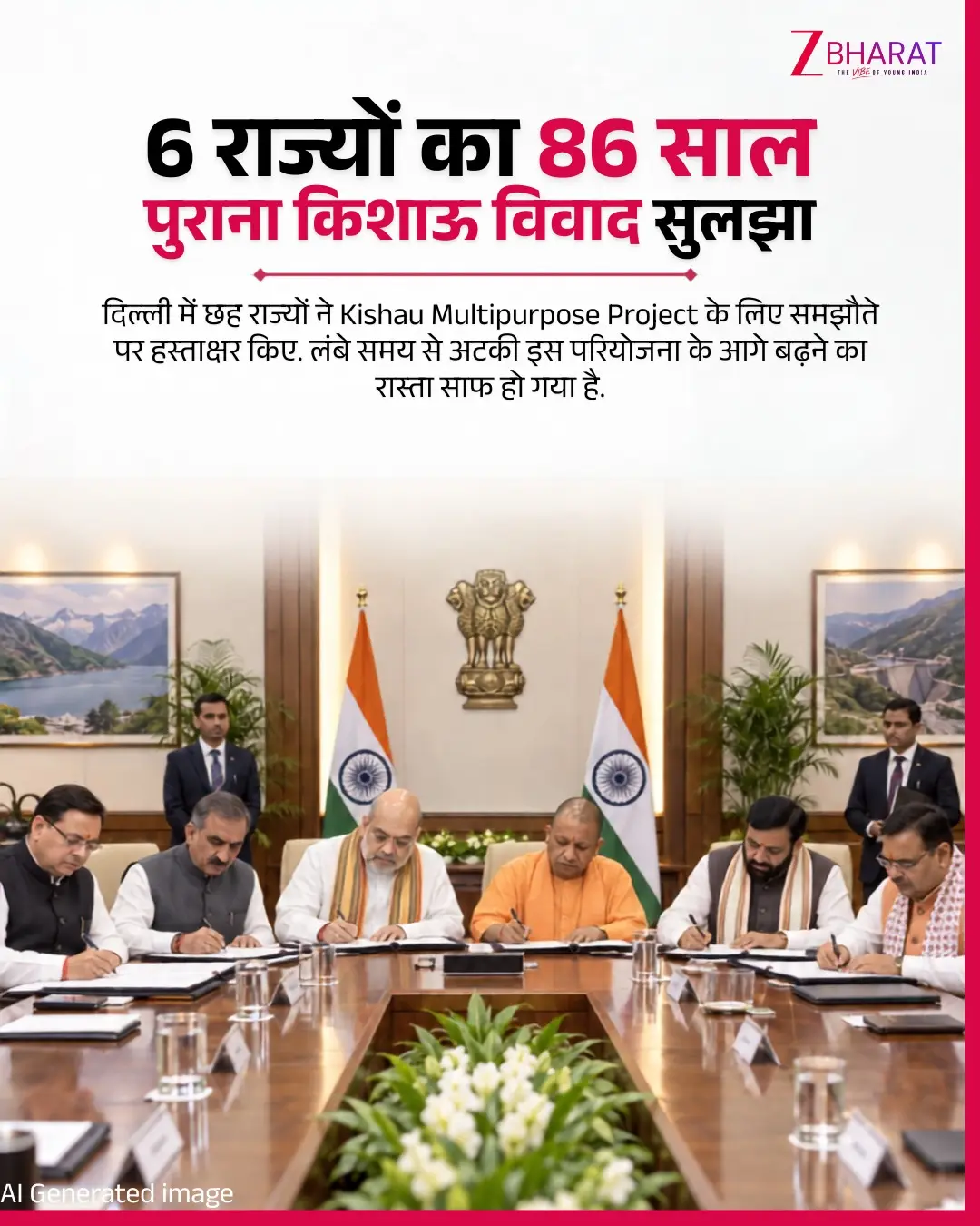 6 राज्यों का 86 साल पुराना किशाऊ विवाद सुलझा 1