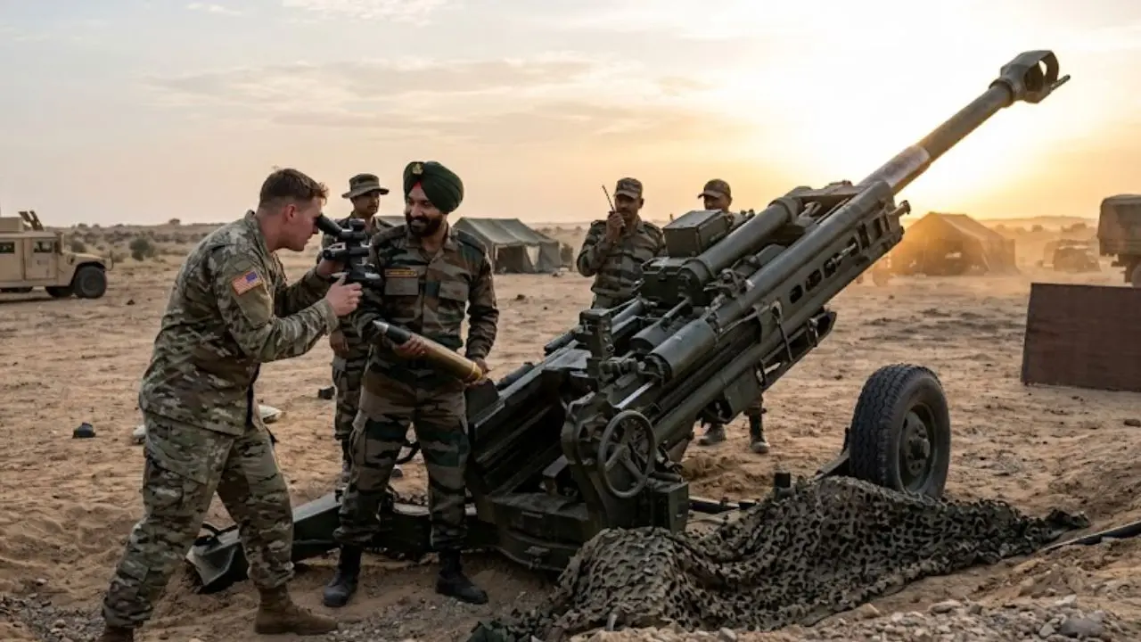 India-US ‘युद्धाभ्यास’: महाजन रेंज में M-777 हॉवित्जर ने दिखाई अपनी क्षमता