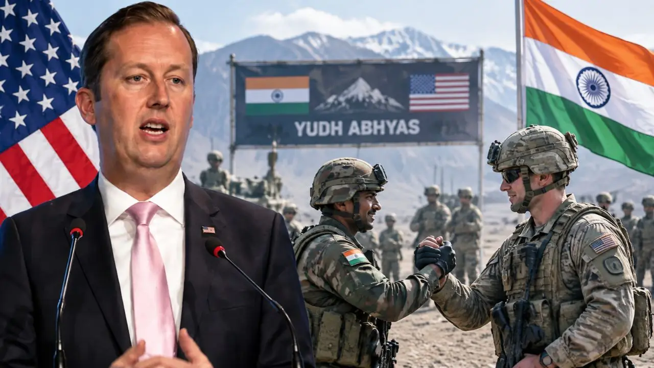 India-US Military Exercise पर Sergio Gor बोले- साथ मिलकर सीख रही हैं सेनाएं