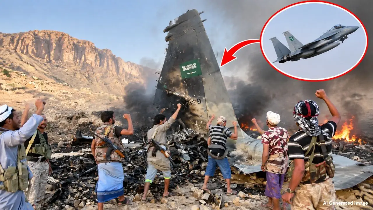 F-15 Fighter Jet को गिराने का दावा, Houthis ने जारी किया वीडियो