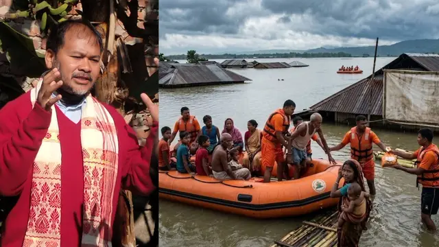 Assam Floods पीड़ितों की मदद बढ़ाने की मांग, Akhil Gogoi ने शुरू किया अनशन