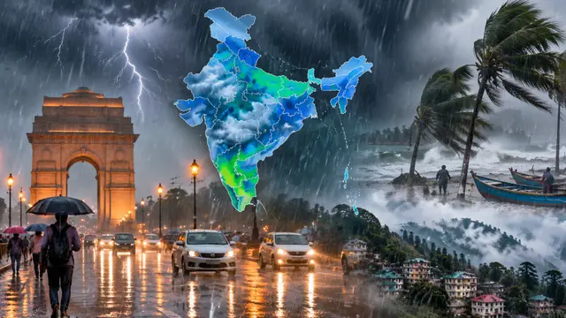 Weather Update: दिल्ली समेत 15 राज्यों में बारिश का अलर्ट, IMD ने दी वॉर्निंग