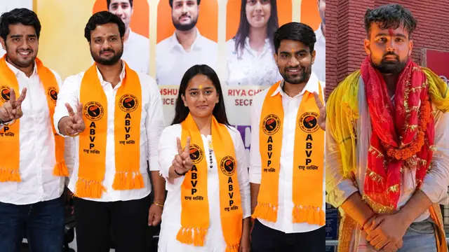 DUSU चुनाव नतीजे घोषित, ABVP ने जीते 3 पद; निर्दलीय दीपांशु शौकीन ने मारी बाजी