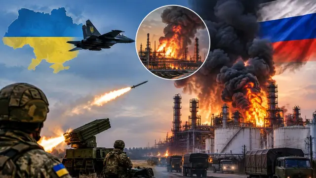 Russian attacks के बाद Ukraine का पलटवार, Oil industry ठिकाने बने निशाना