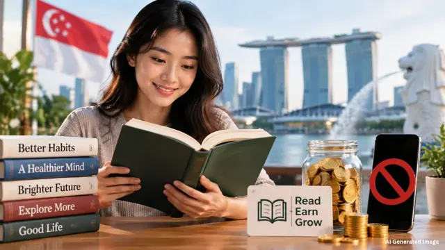 Singapore में किताब पढ़ने पर मिलेंगे पैसे, Phone छोड़ने के लिए नई पहल