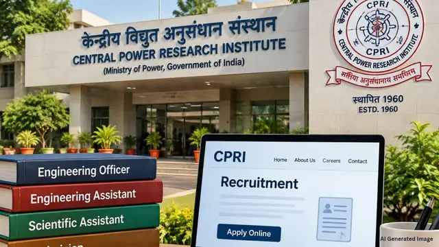 सरकारी नौकरी का मौका, CPRI में विभिन्न पदों पर निकलीं वैकेंसी