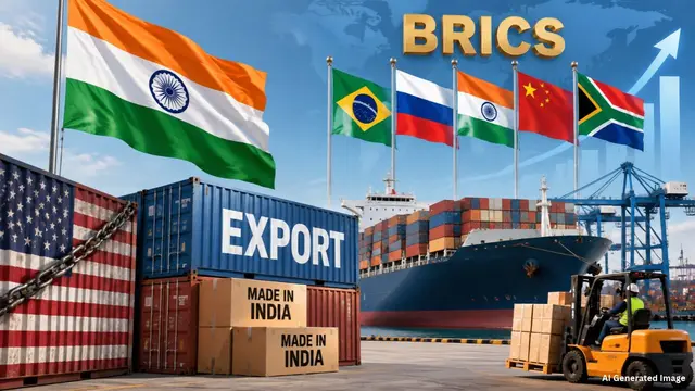 US Trade Tension के बावजूद बढ़ा भारत का निर्यात, BRICS देशों को किया Export