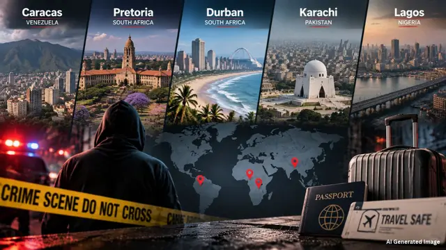 Crime Rate के मामले में Top 5 सबसे खतरनाक शहर, Travel से पहले जान लें इनके नाम