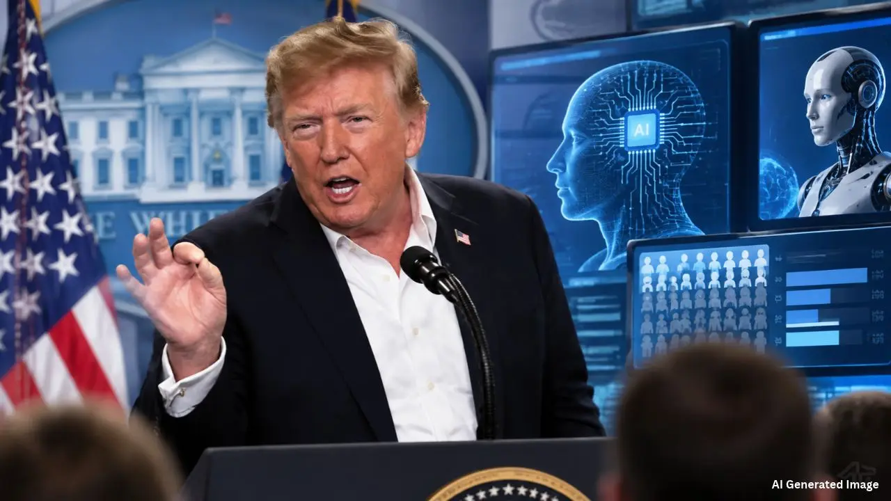 अब AI का नाम बदलने की तैयारी में Trump, Poll में रखे गए 3 विकल्प