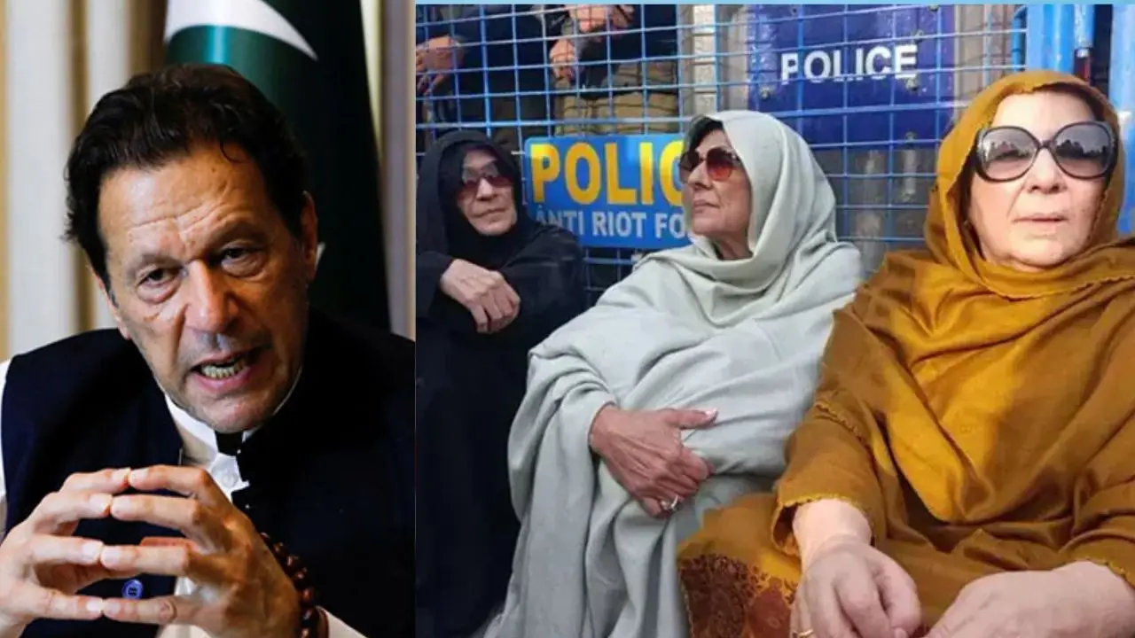 Imran Khan की 2 बहनें हिरासत में, PTI का दावा- परिवार पर बढ़ा शिकंजा