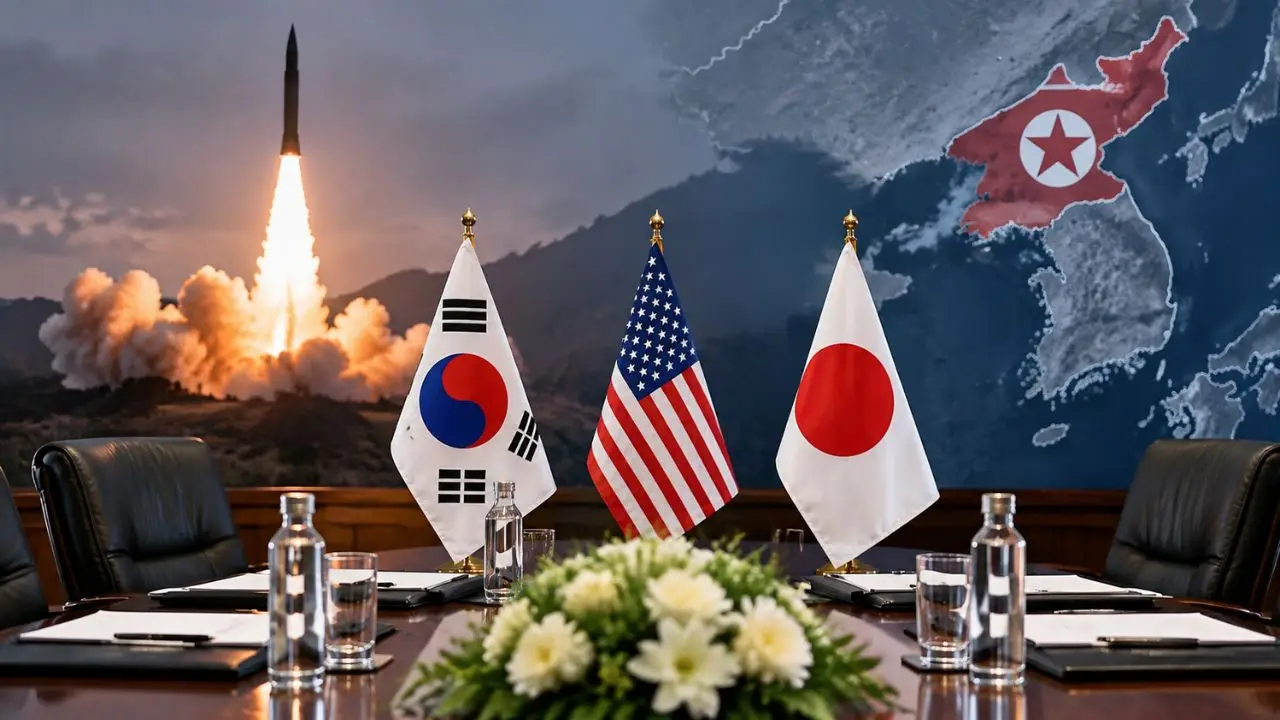 North Korea की मिसाइलों के बाद South Korea, America और Japan में बातचीत