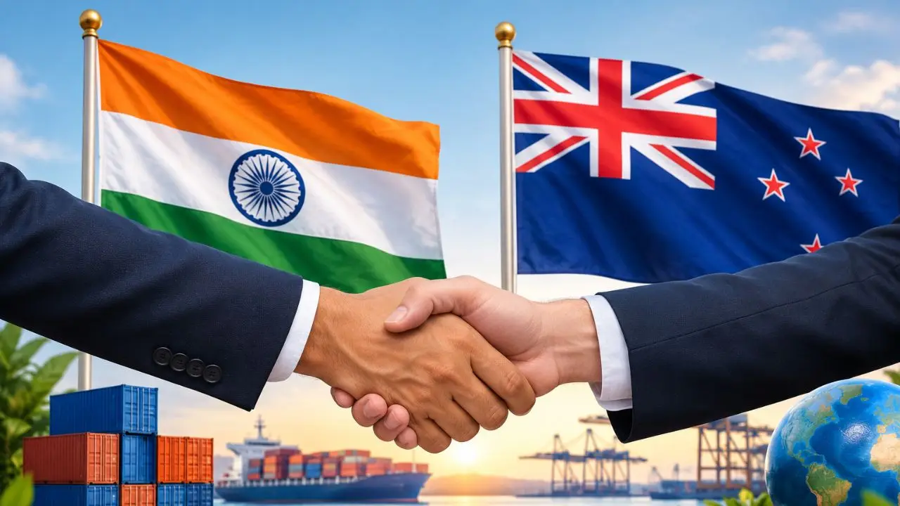 India-New Zealand एफटीए 20 अक्टूबर से लागू, दोनों देशों ने पूरी की legal Process