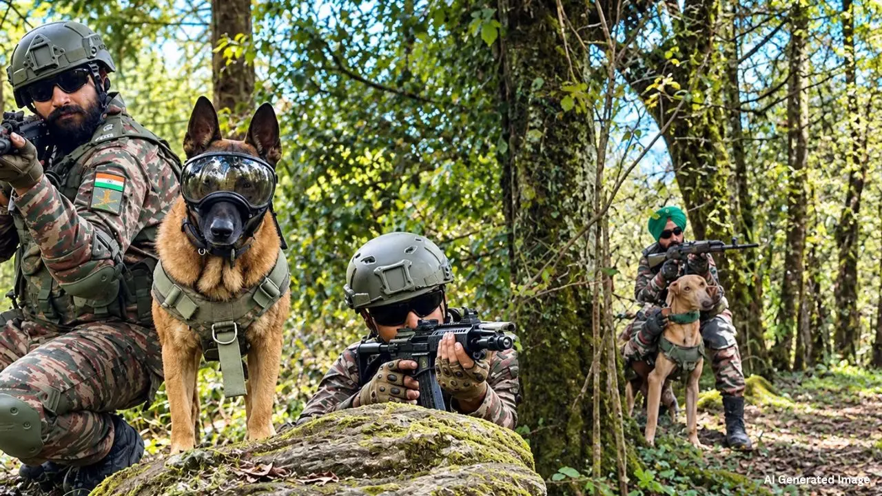 Indian Army के ट्रेन्ड मिलिट्री डॉग्स का दम देख US Army हुई हैरान