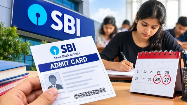 SBI Clerk Prelims 2026 का Admit Card जारी, 26-27 सितंबर को होगा Exam
