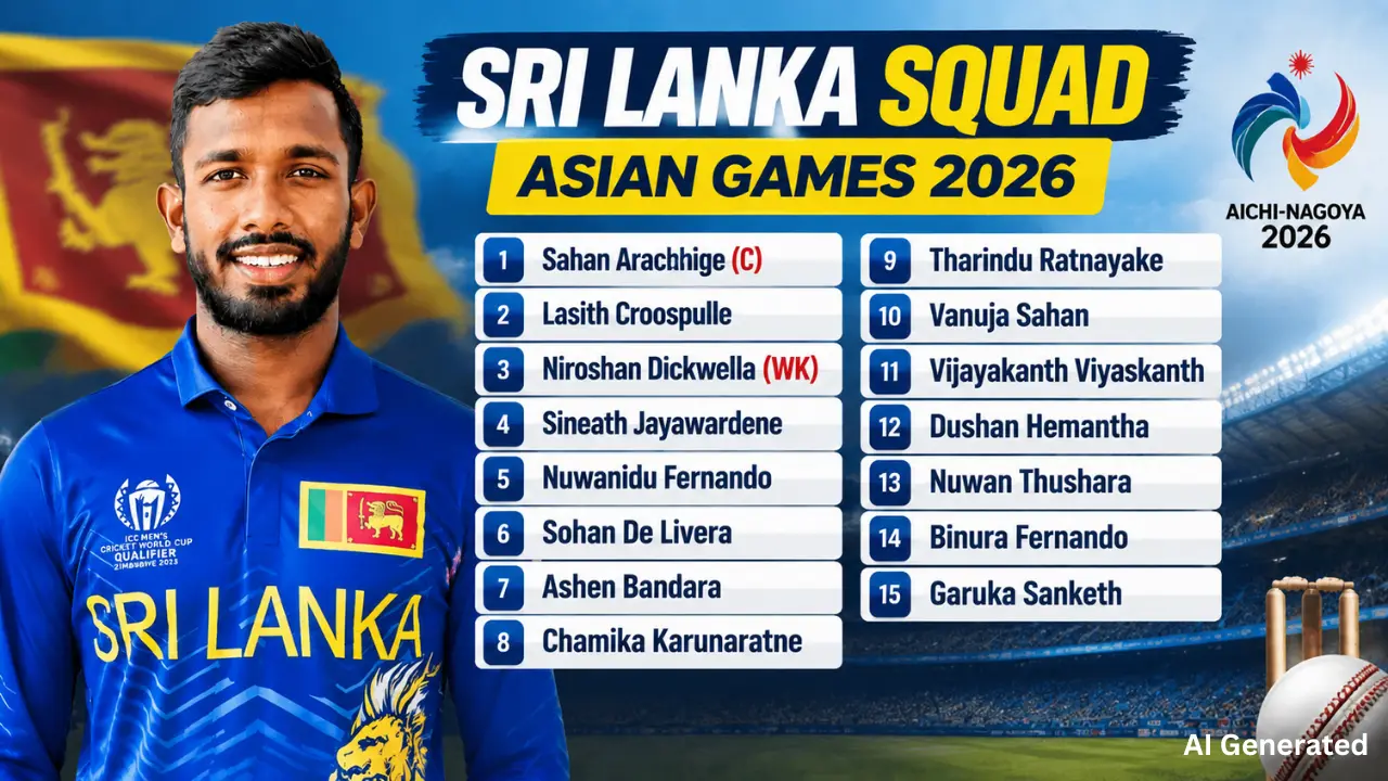 Asian Games : Sri Lanka ने घोषित की 15 सदस्यीय टीम, इस खिलाड़ी को बनाया कप्तान