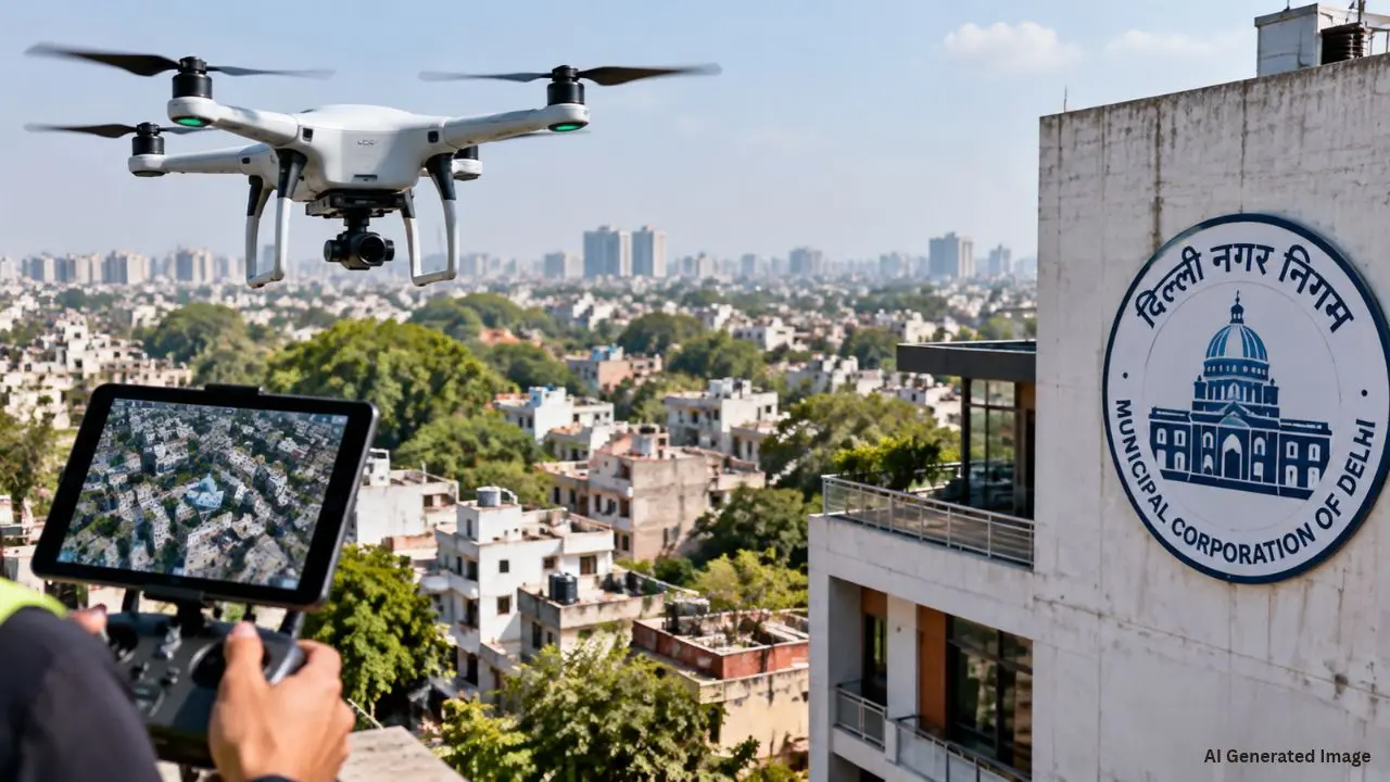 दिल्ली में Property Tax चोरी रोकने के लिए MCD शुरू करेगा Drone Survey