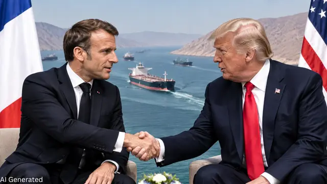 France के राष्ट्रपति Macron और Trump की बैठक, Hormuz Strait खोलने पर हुई चर्चा