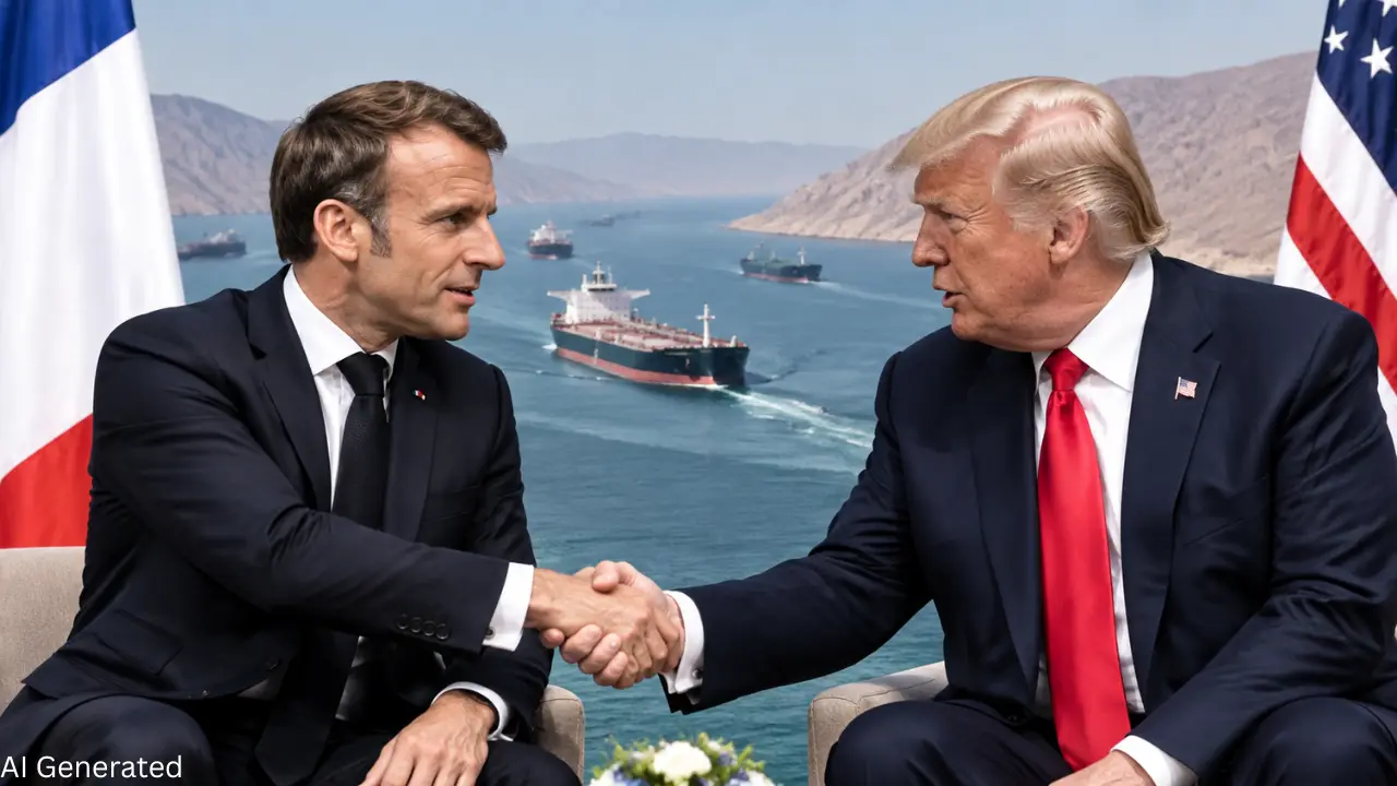 France के राष्ट्रपति Macron और Trump की बैठक, Hormuz Strait खोलने पर हुई चर्चा