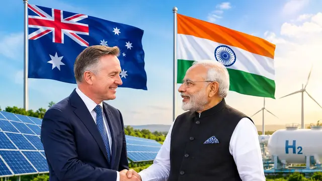 India-Australia एनर्जी पार्टनरशिप को मजबूती, Solar और Green Hydrogen पर फोकस