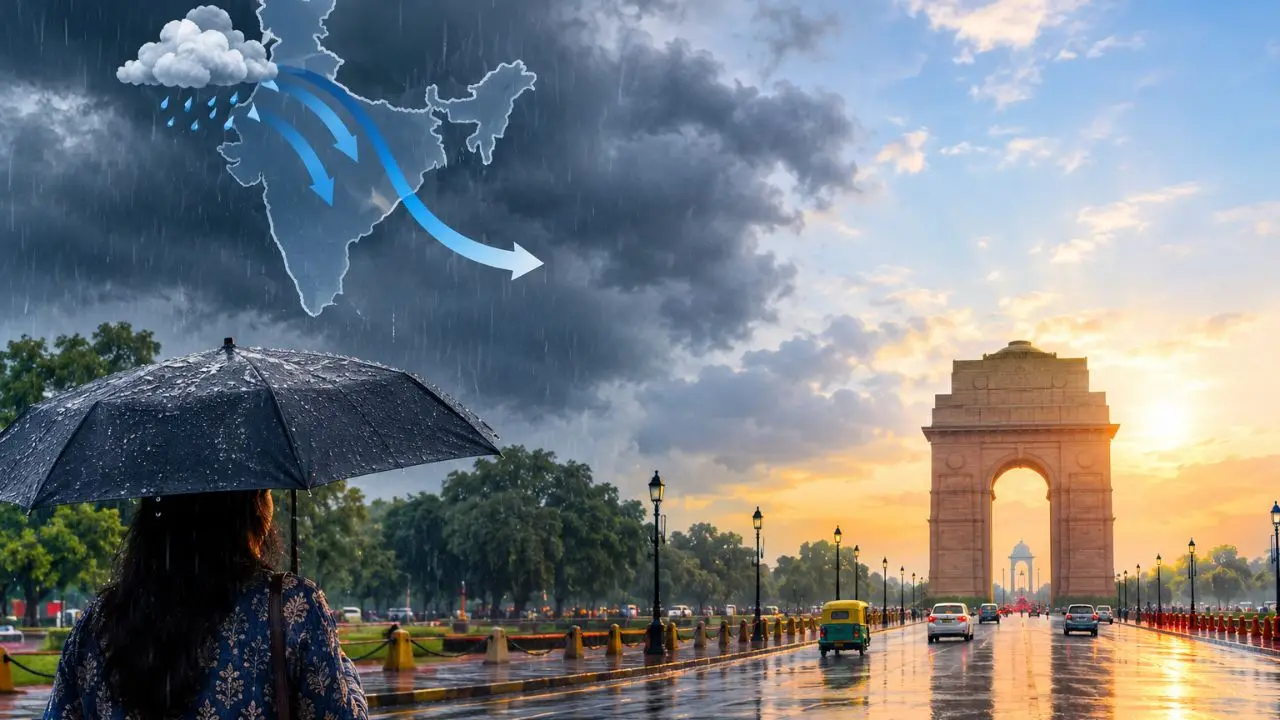 दिल्ली में खत्म हुआ Monsoon, 24 साल में सबसे जल्दी वापसी