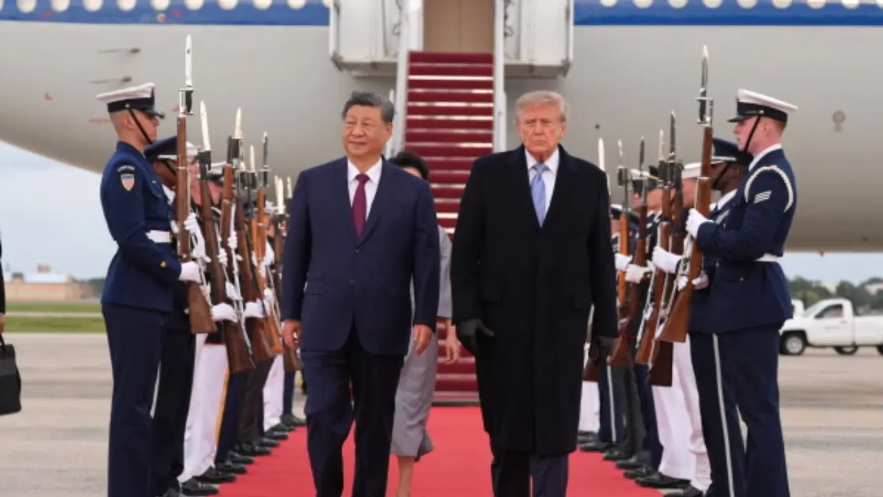 10 साल बाद America पहुंचे शी जिनपिंग, Trump ने खुद किया स्वागत