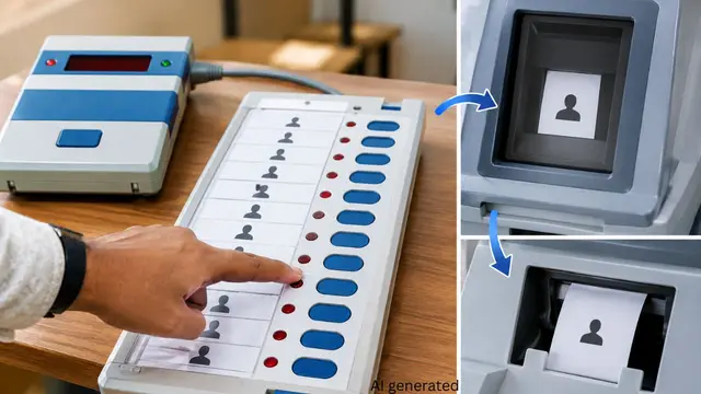 EVM बैलेट बटन कैसे करता है काम, जानिए पूरा Process