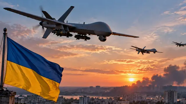 Ukraine पर Russia का ड्रोन हमला, 14 साल के बच्चे की मौत; 7 घायल