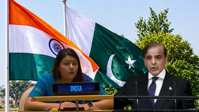 UNGA में शहबाज ने अलापा कश्मीर राग, भारत ने दिया करारा जवाब