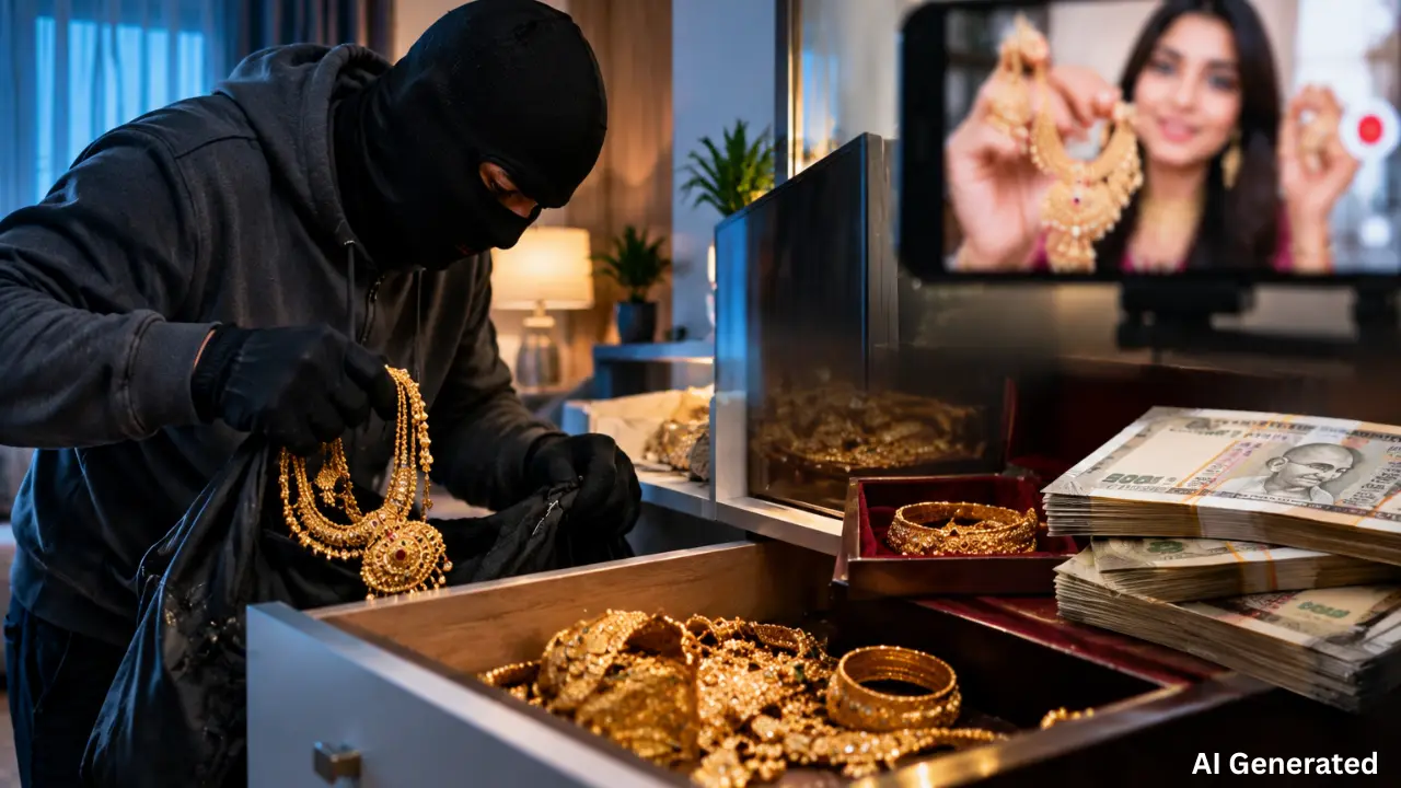 सोने और Cash का दिखावा पड़ा भारी? YouTuber के घर से 944 ग्राम Gold चोरी