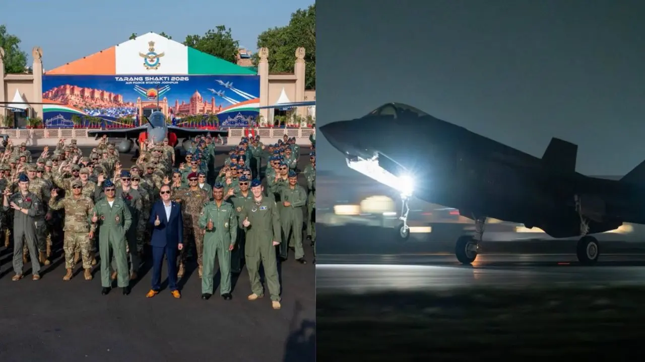 युद्धाभ्यास तरंग शक्ति 2026 शुरु, भारत में US के F-35 Fighter Jets ने भरी उड़ान