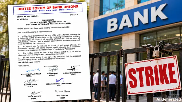 बैंकों की तीन दिन की हड़ताल टली, IBA और UFBU की बैठक के लिया गया फैसला
