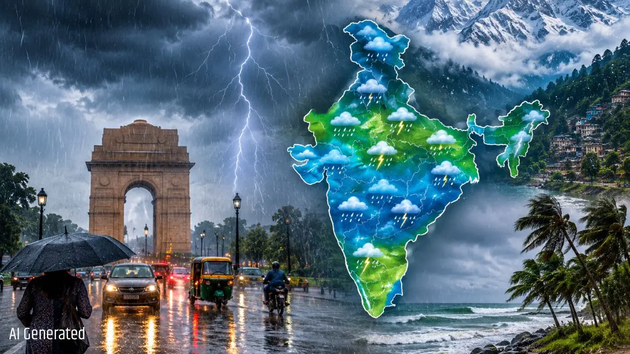 दिल्ली समेत 15 राज्यों में बारिश का अलर्ट, कई इलाकों में गिरेगा तापमान