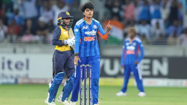T20 Rankings में सबसे ज्यादा रेटिंग पर पहुंचने वाली गेंदबाज बनीं Shree Charani