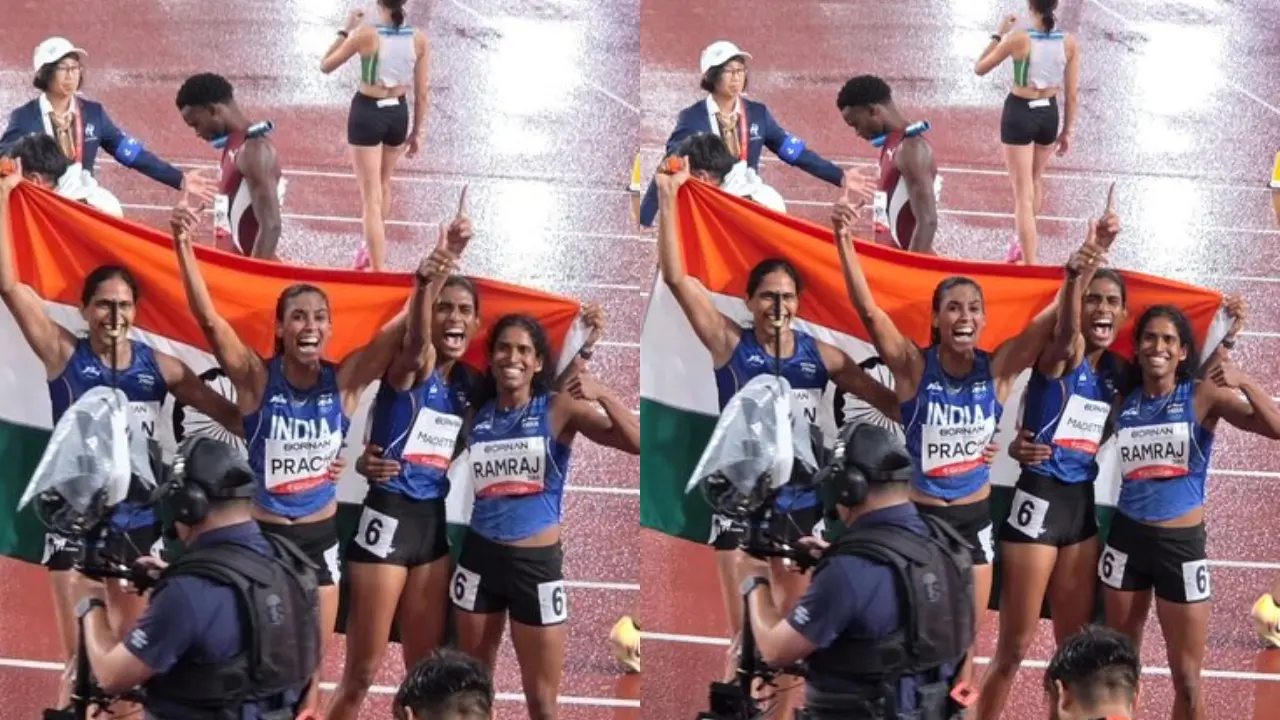 महिला टीम ने 4x100 मीटर रिले में रचा इतिहास, India ने जीता छठा Gold मेडल