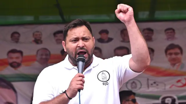 Tejashwi Yadav ने BJP पर साधा निशाना, Gyanesh Kumar के खिलाफ कार्रवाई की मांग