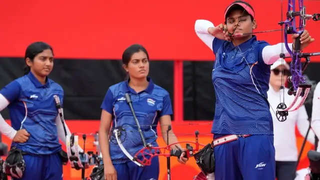 एशियन गेम्स Women Archery टीम ने चीन को हराया, भारत के खाते में 7वां गेल्ड मेडल