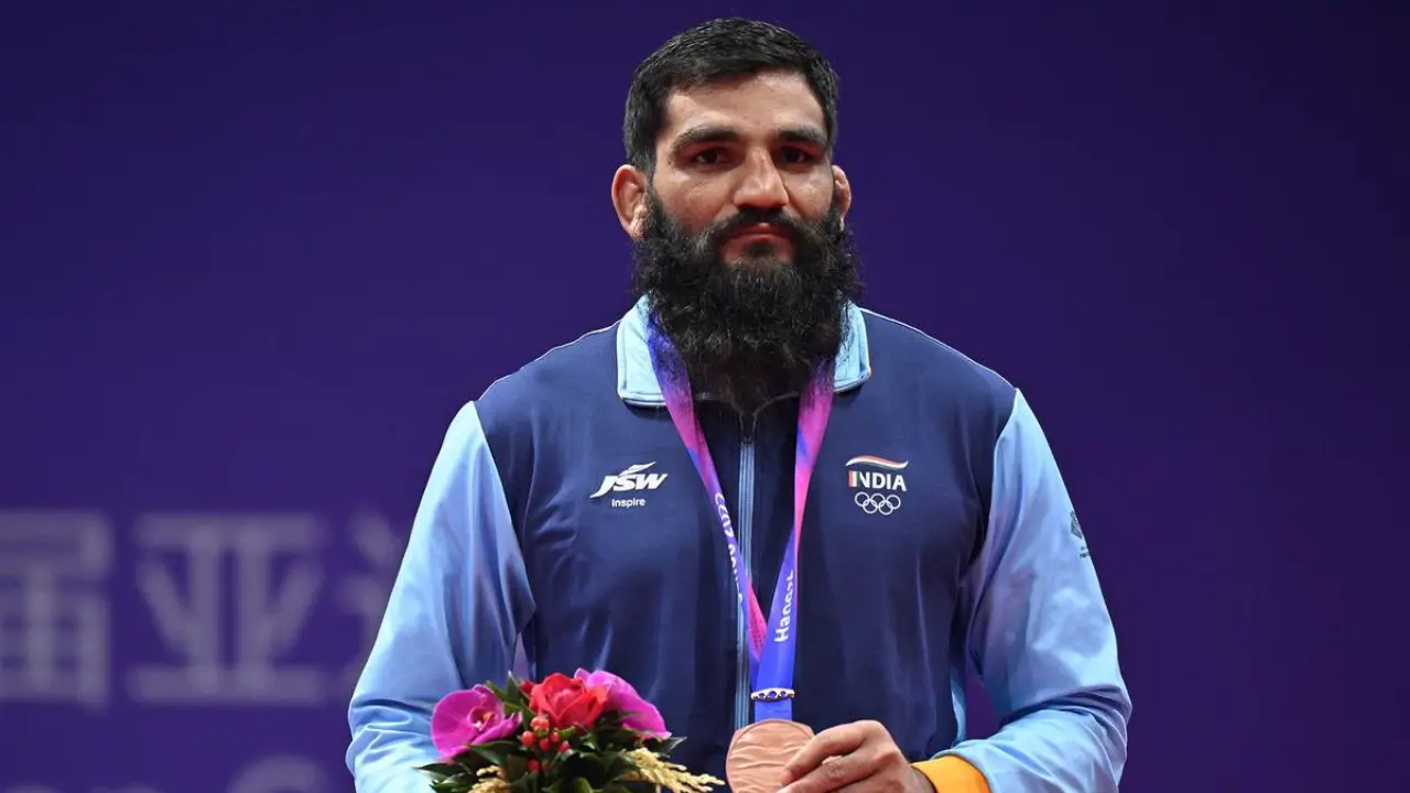 Asian Games में Sunil Kumar ने रचा इतिहास, लगातार दूसरा पदक अपने नाम किया
