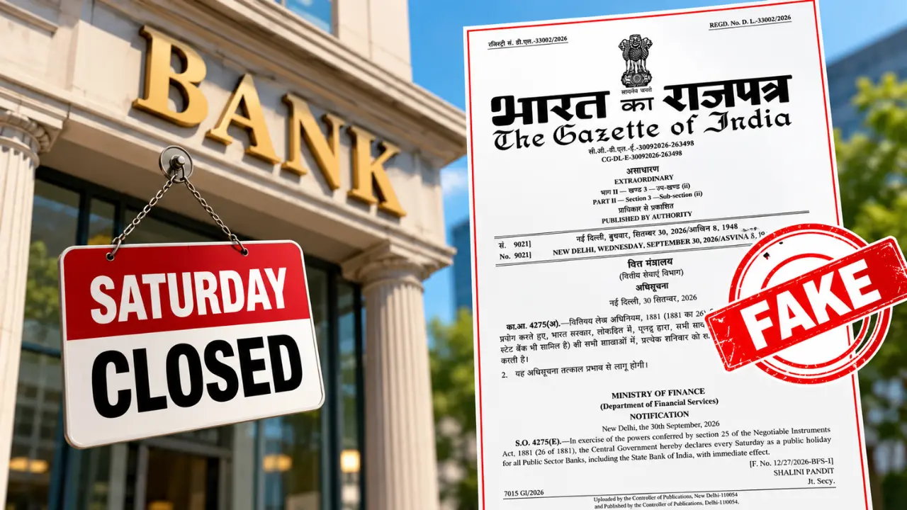 क्या हर शनिवार को बंद रहेंगे बैंक? PIB ने बताई असली हकीकत