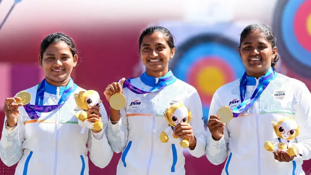 रिकर्व में भारत का पहला गोल्ड, 10 बार की ओलंपिक चैंपियन को महिला टीम ने हराया