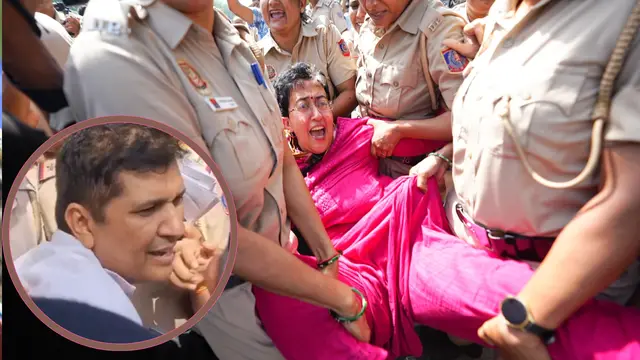 SIR-CEC के खिलाफ प्रदर्शन, Atishi-Saurabh समेत हिरासत में लिए गए 150 लोग